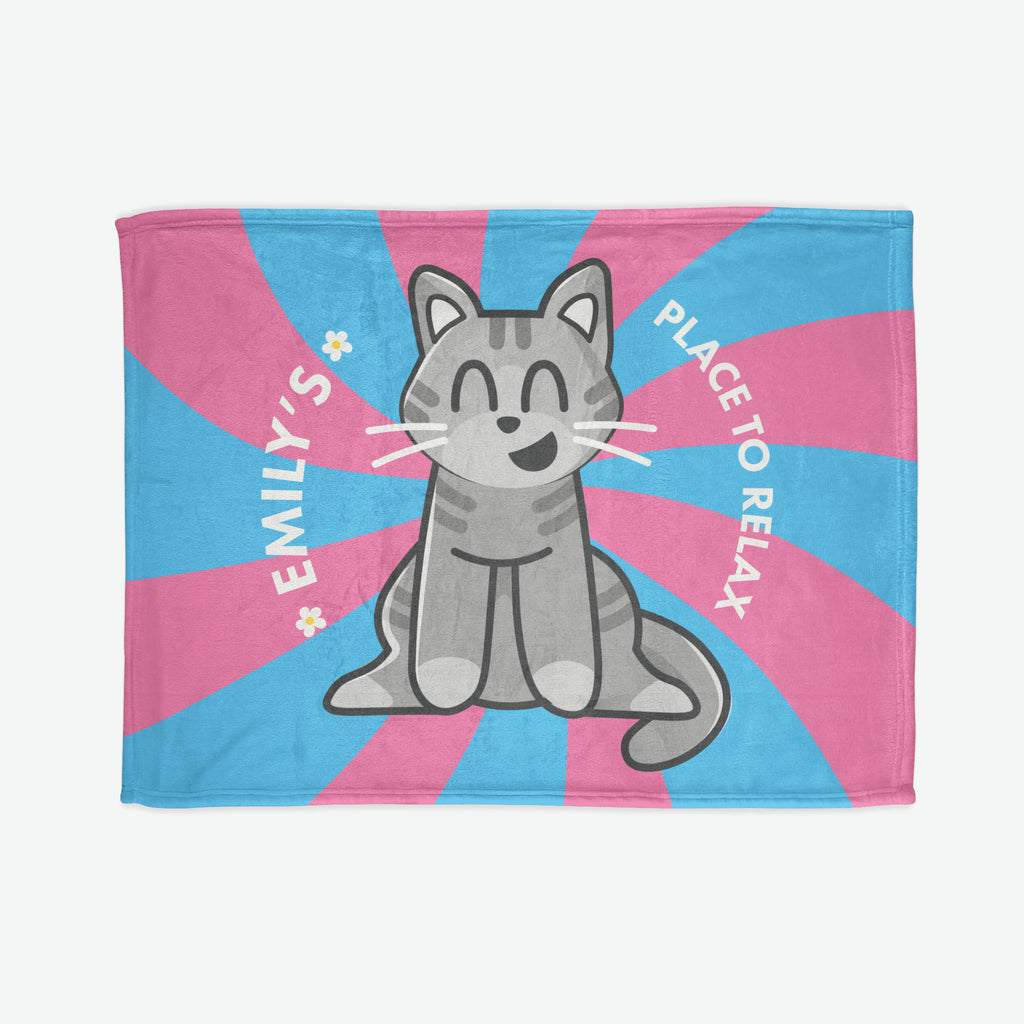 Personalised cat blanket
