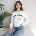 Slogan sweatshirt with space to add your own name.