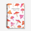 Small Notebook Mushrooms