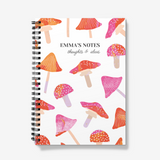 Small Notebook Mushrooms