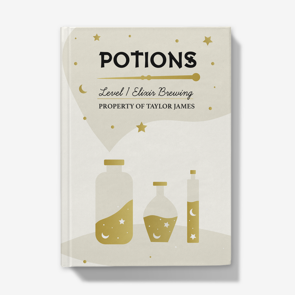 Journal Notebook with Potions Design Customised