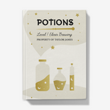 Journal Notebook with Potions Design Customised