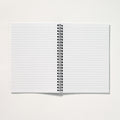 Personalised notebook lined paper