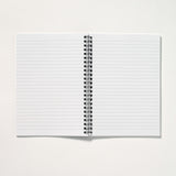 Personalised notebook lined paper