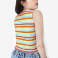 Back of the rainbow crop top.